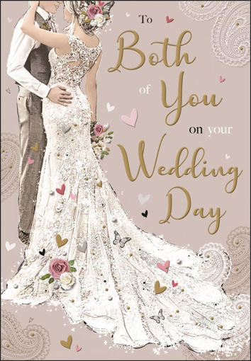 Picture of TO BOTH OF YOU WEDDING DAY CARD
